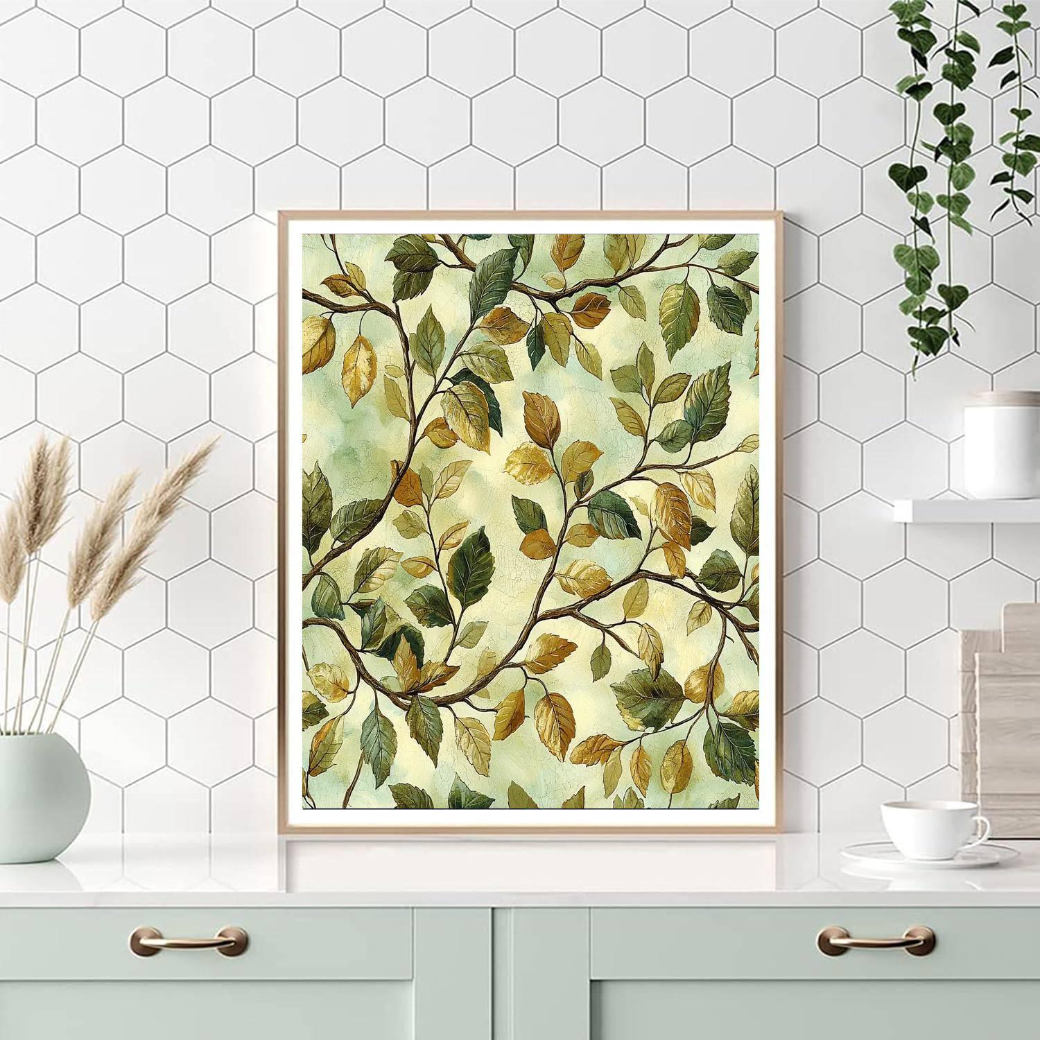 Leonardo Da Vinci Inspired Essence Of Woodlands  Paint By Numbers Kits