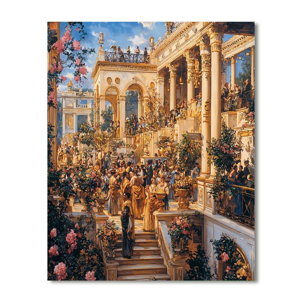 Alma-Tadema Inspired Alma-Tadema's Roman Celebration  Number Painting