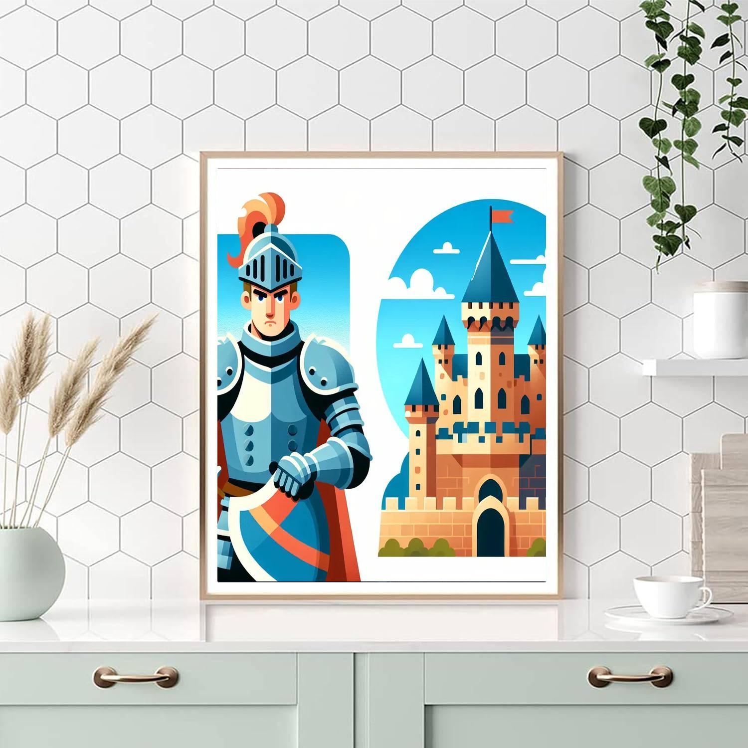 Castle Siege Numbered Painting Kits