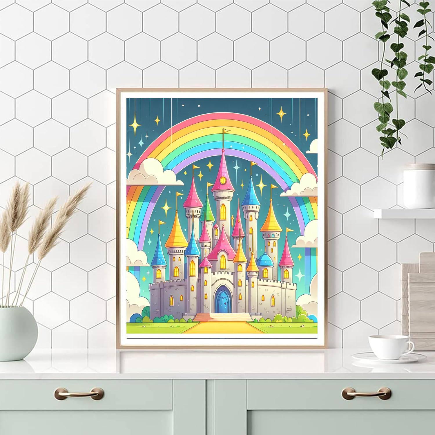 Mystical Castle Kingdom DIY Paint By Numbers