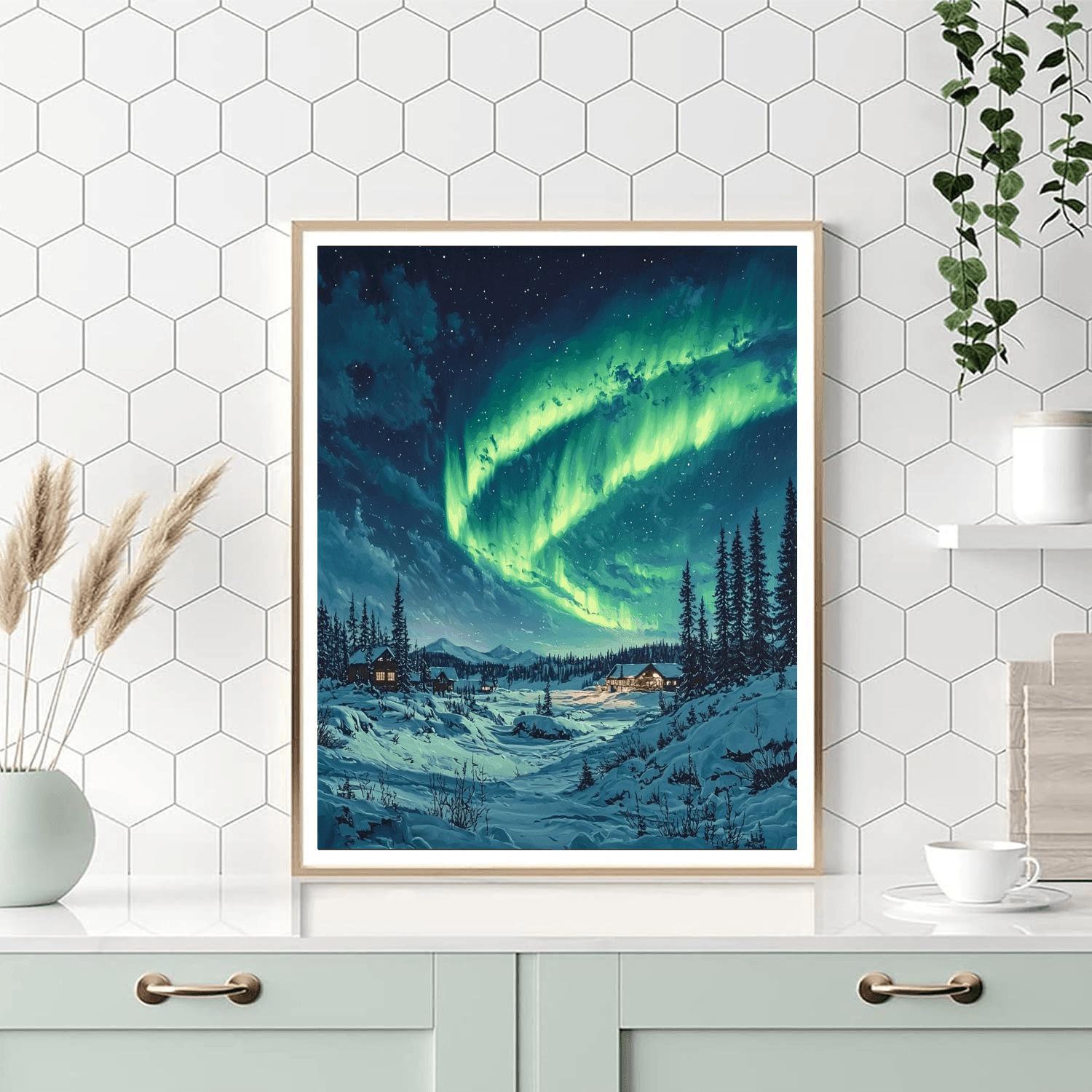 Lapland's Northern Lights - Finland Paint By Numbers