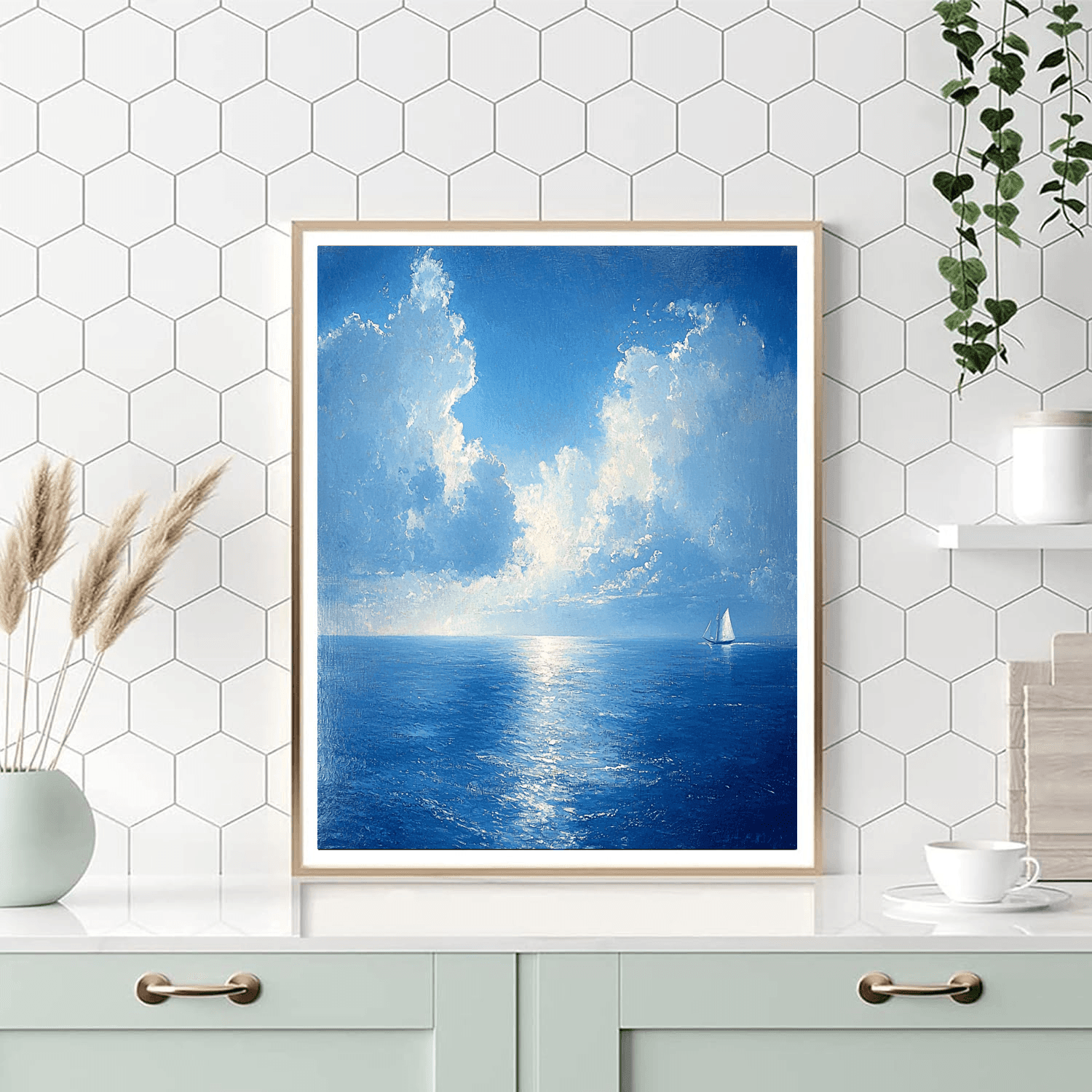 J.M.W. Turner Inspired Nautical Horizon  Paint By Numbers
