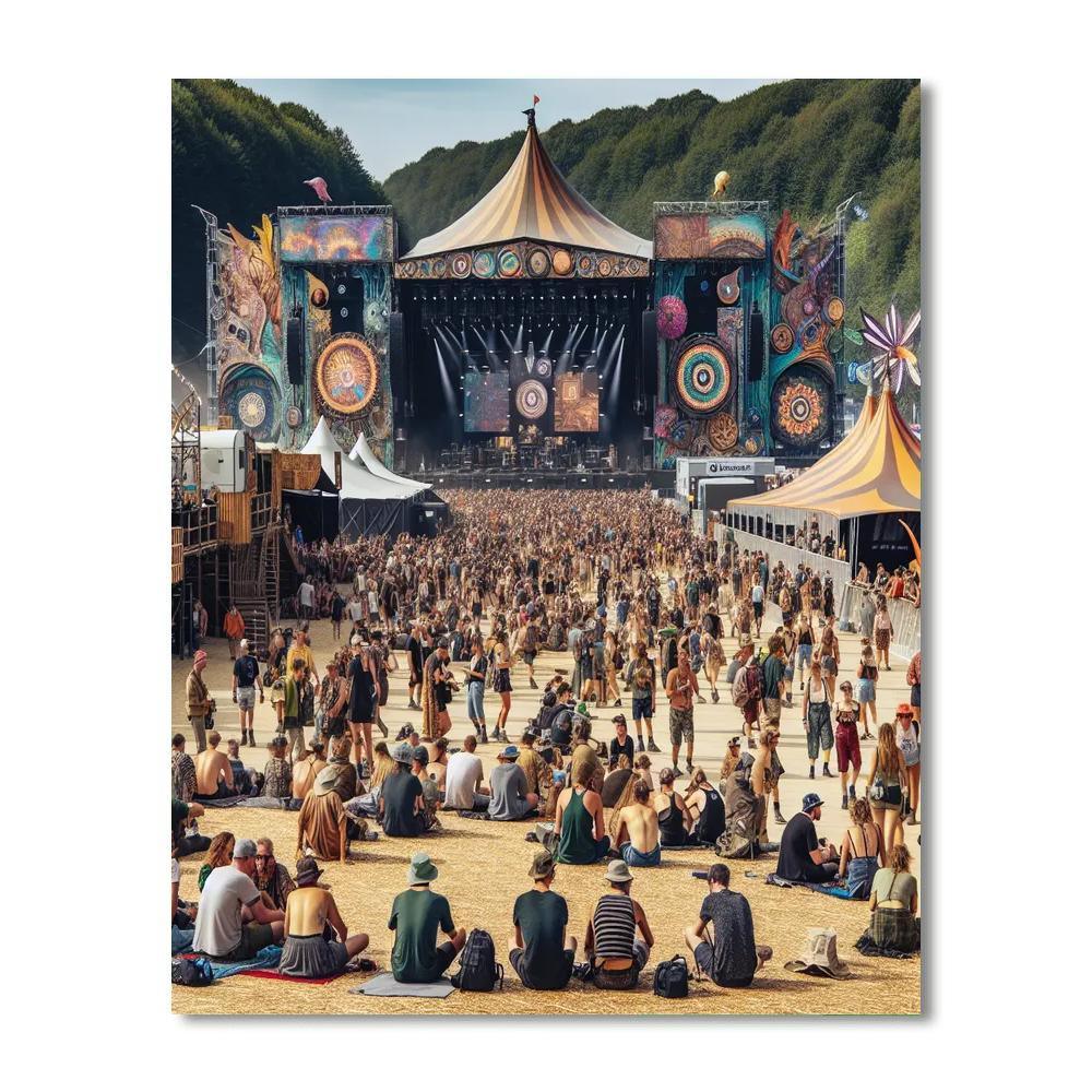 Bonnaroo Music And Arts Festival - Tennessee, Usa DIY Paint By Numbers