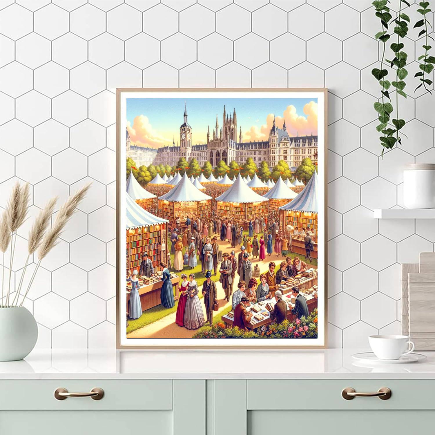 Edinburgh Book Festival Number Painting