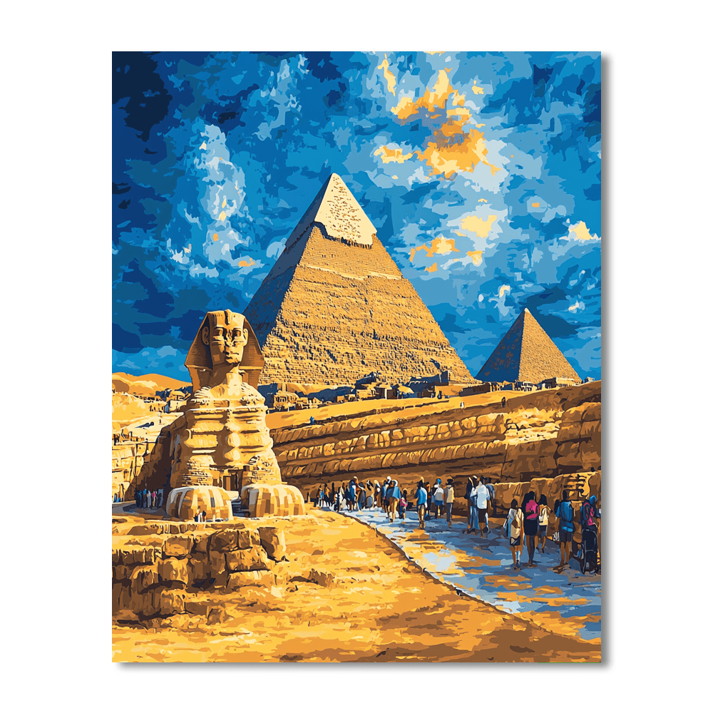 The Pyramids Of Giza Paint By Numbers