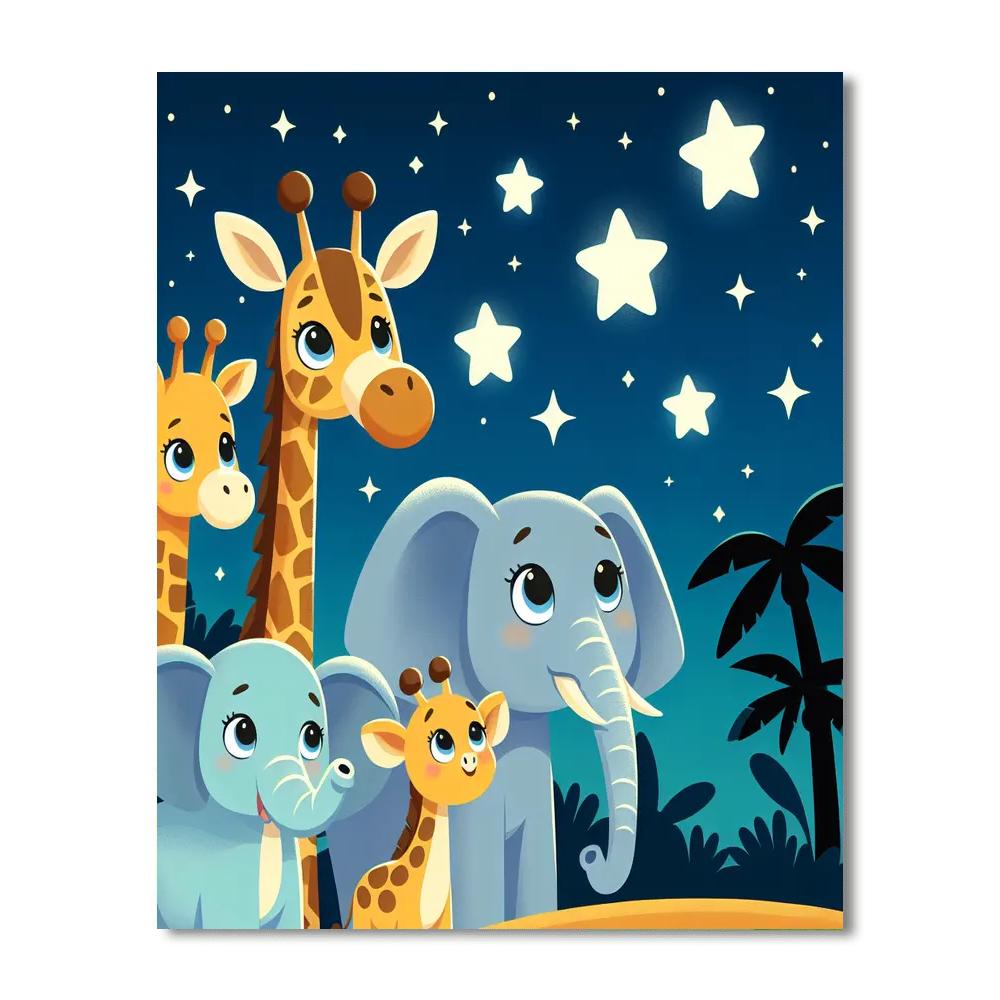 Safari Star Explorers Numbered Painting Kits
