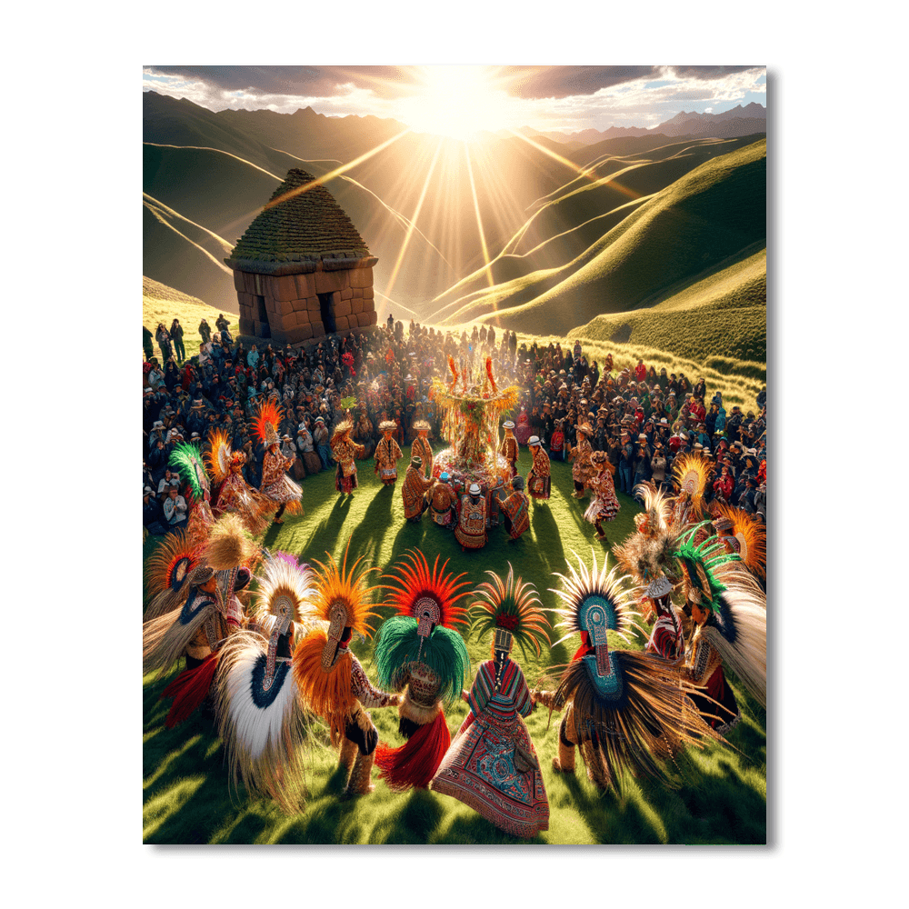 Festival Of The Sun - Peru Painting By Numbers Kit