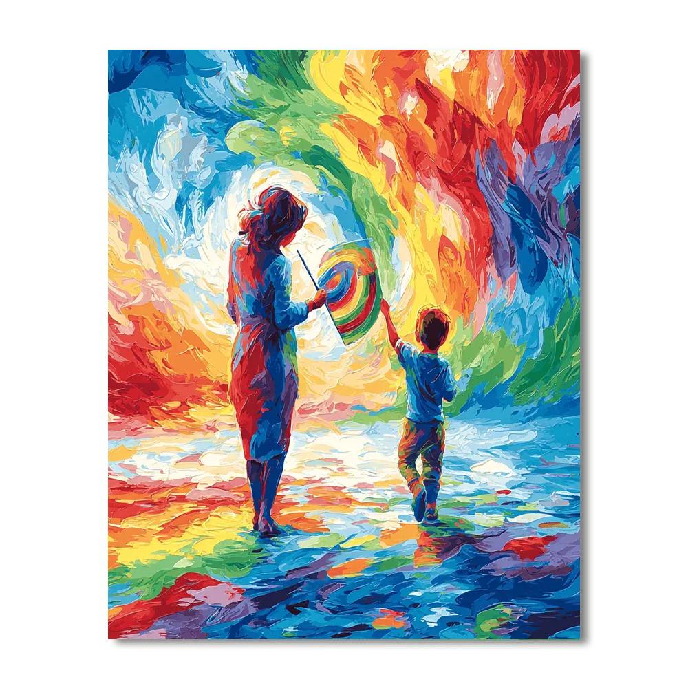 A Rainbow Of Love Numbered Painting Kits