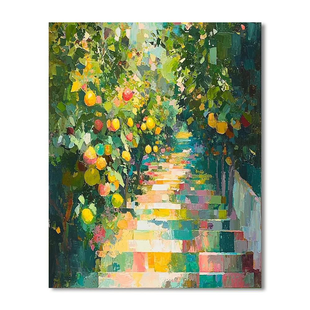 Paul Cézanne Inspired Whimsical Orchards  Paint By Numbers Art