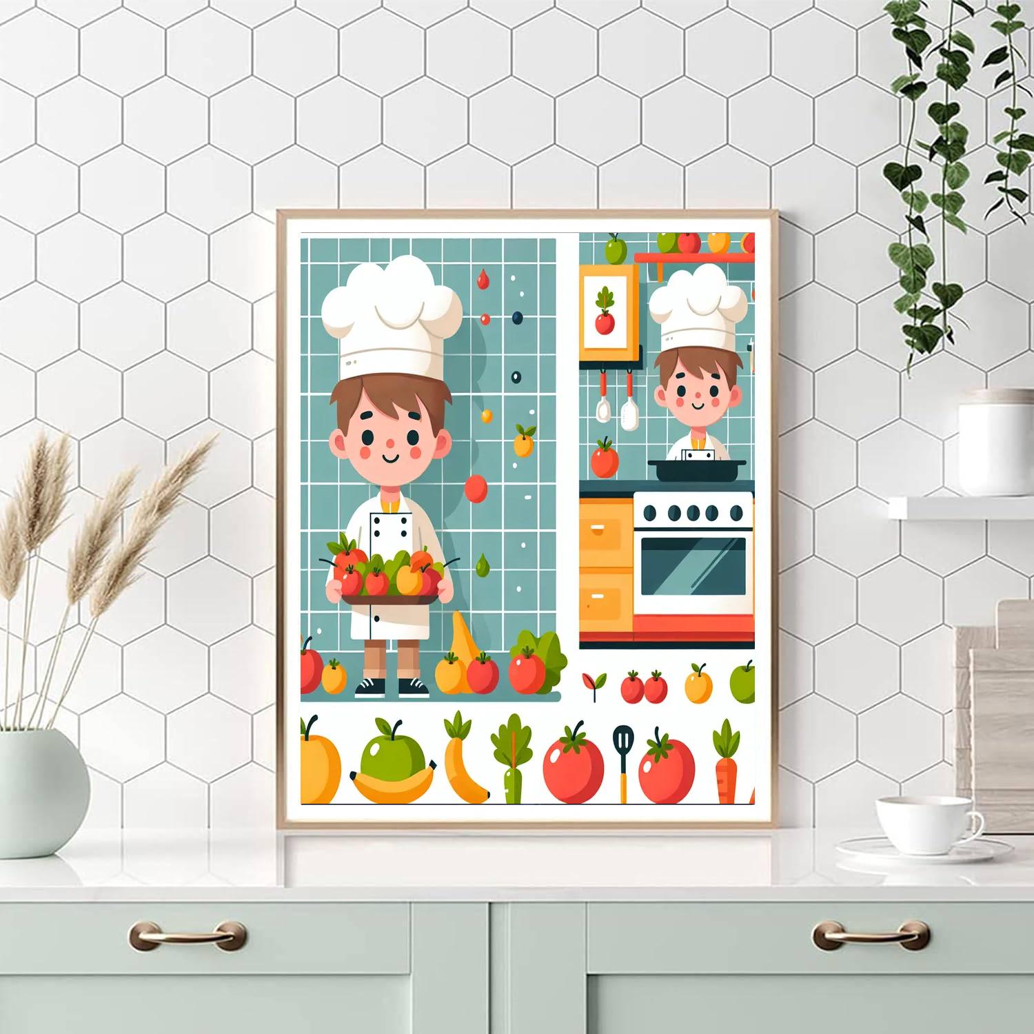 Little Chef's Culinary Magic Painting By Numbers Kit
