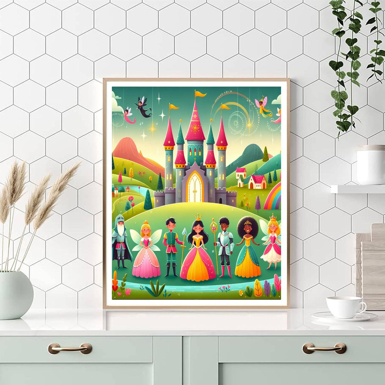Colorful Kingdoms Painting Number Kit