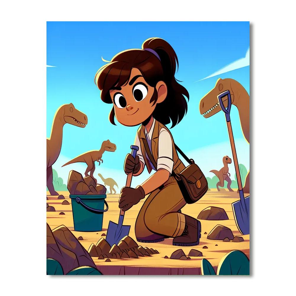 Fossil Finders Paint By Number