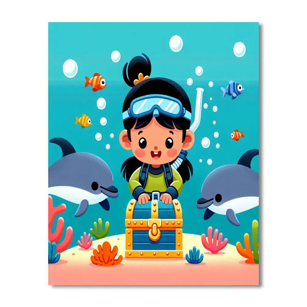 Ocean Treasure Expedition Paint By Numbers Kits