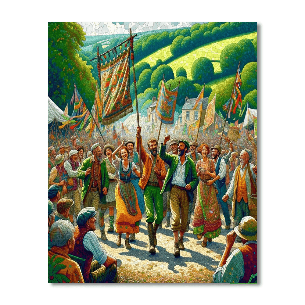 Nimbin Mardigrass - Australia Number Painting