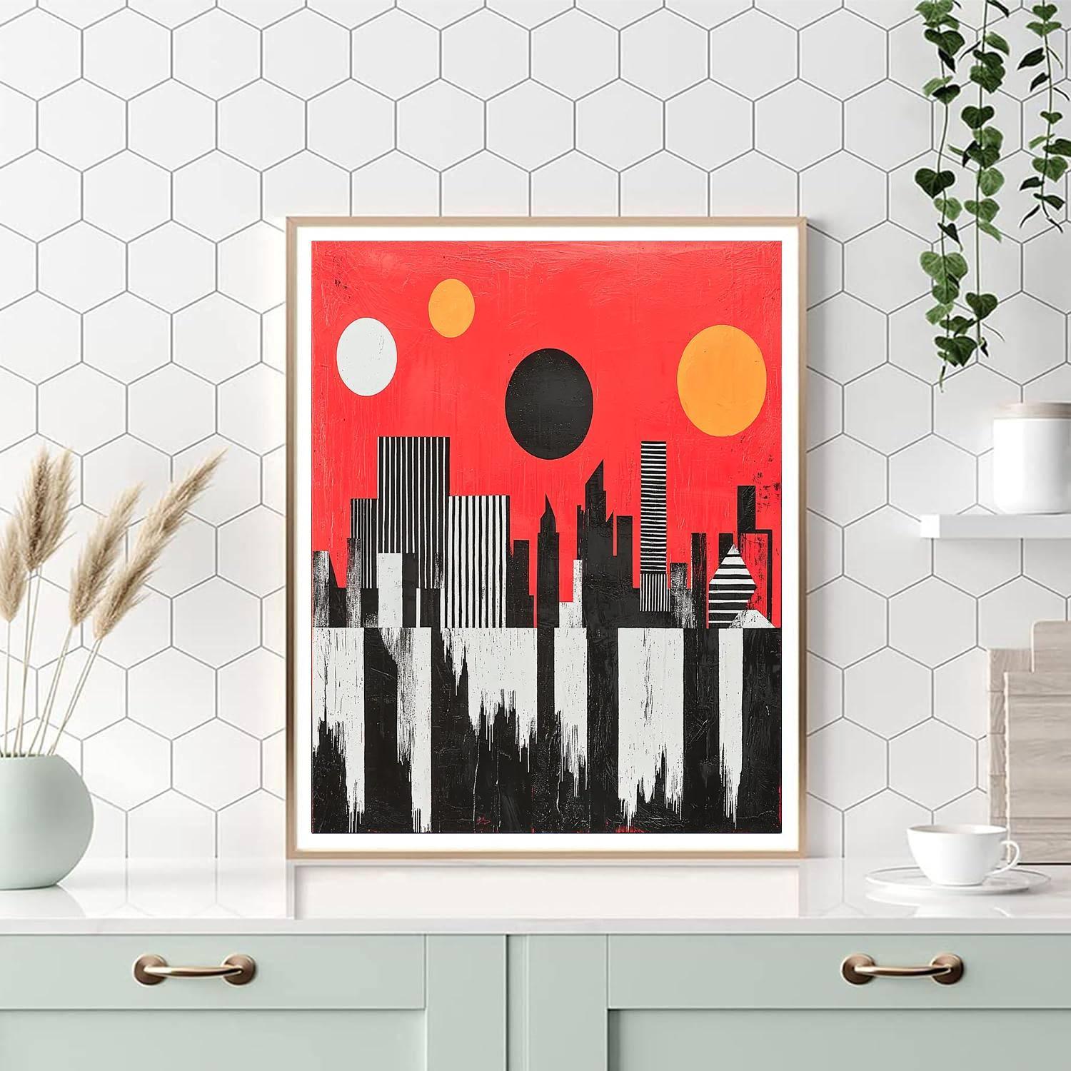 Banksy Inspired Urban Discontent  Paint By Number