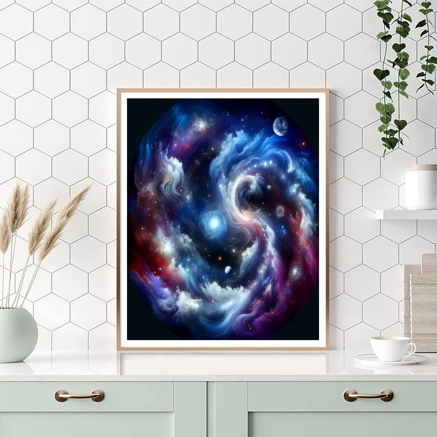 Celestial Universe Exploration Number Painting