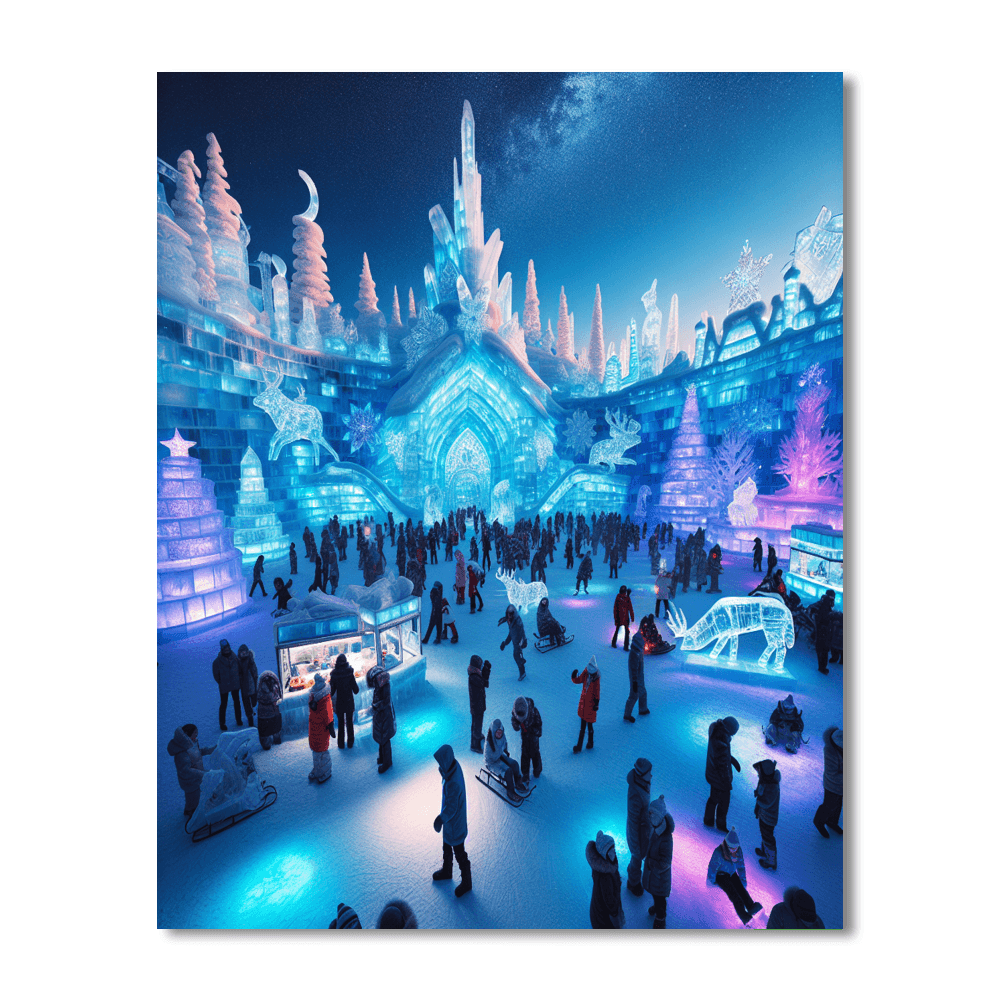 The Harbin Ice And Snow Festival - China Paint By Numbers Kits