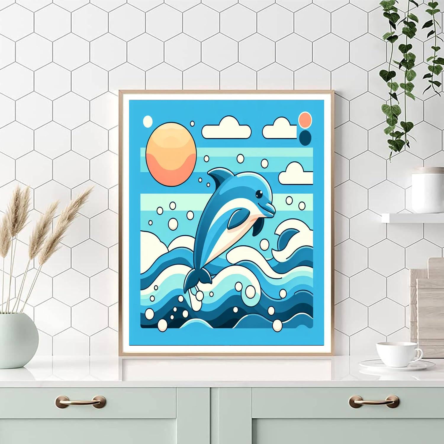 Marine Life Adventure Painting Number Kit