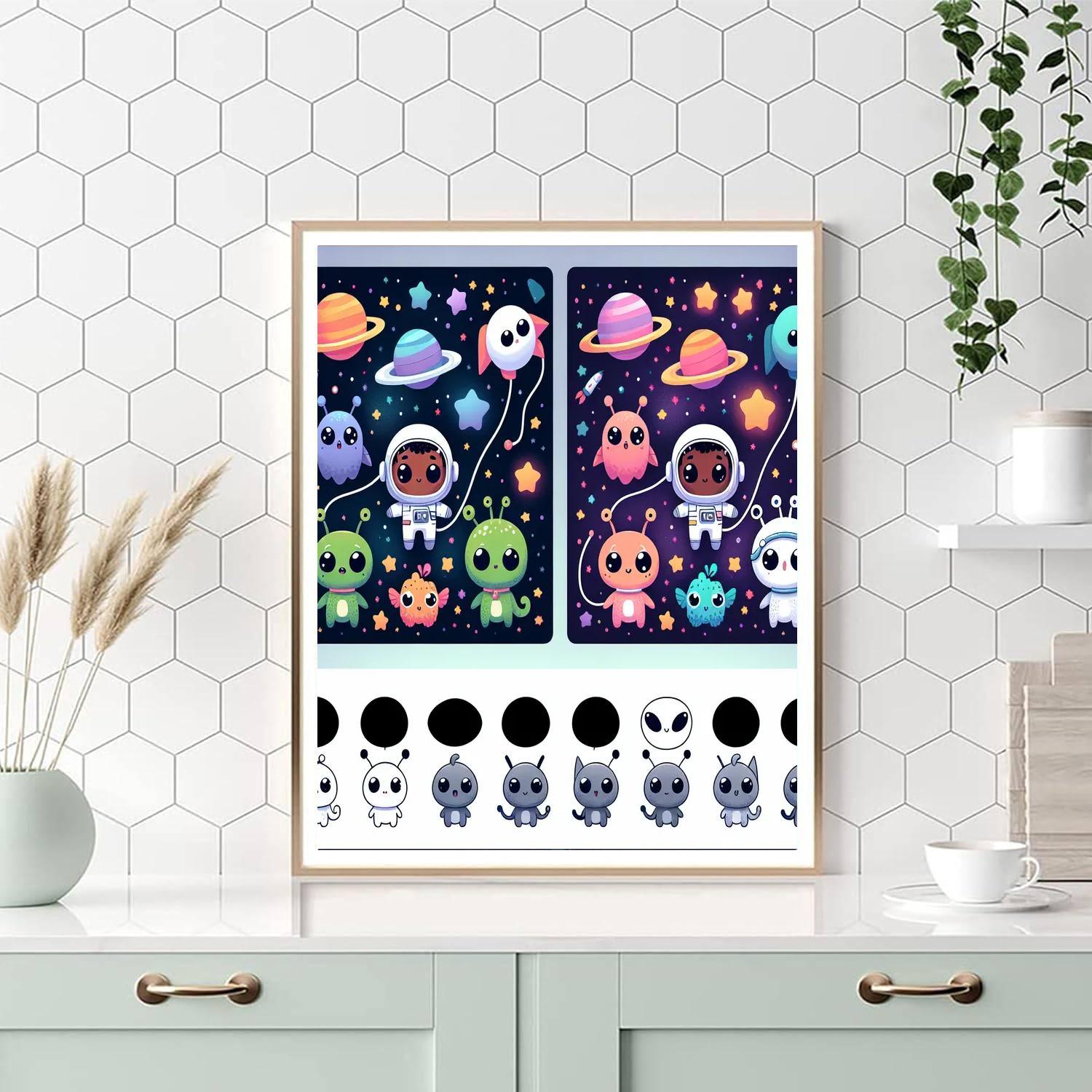 Space Pet Companions Painting By Numbers Kit