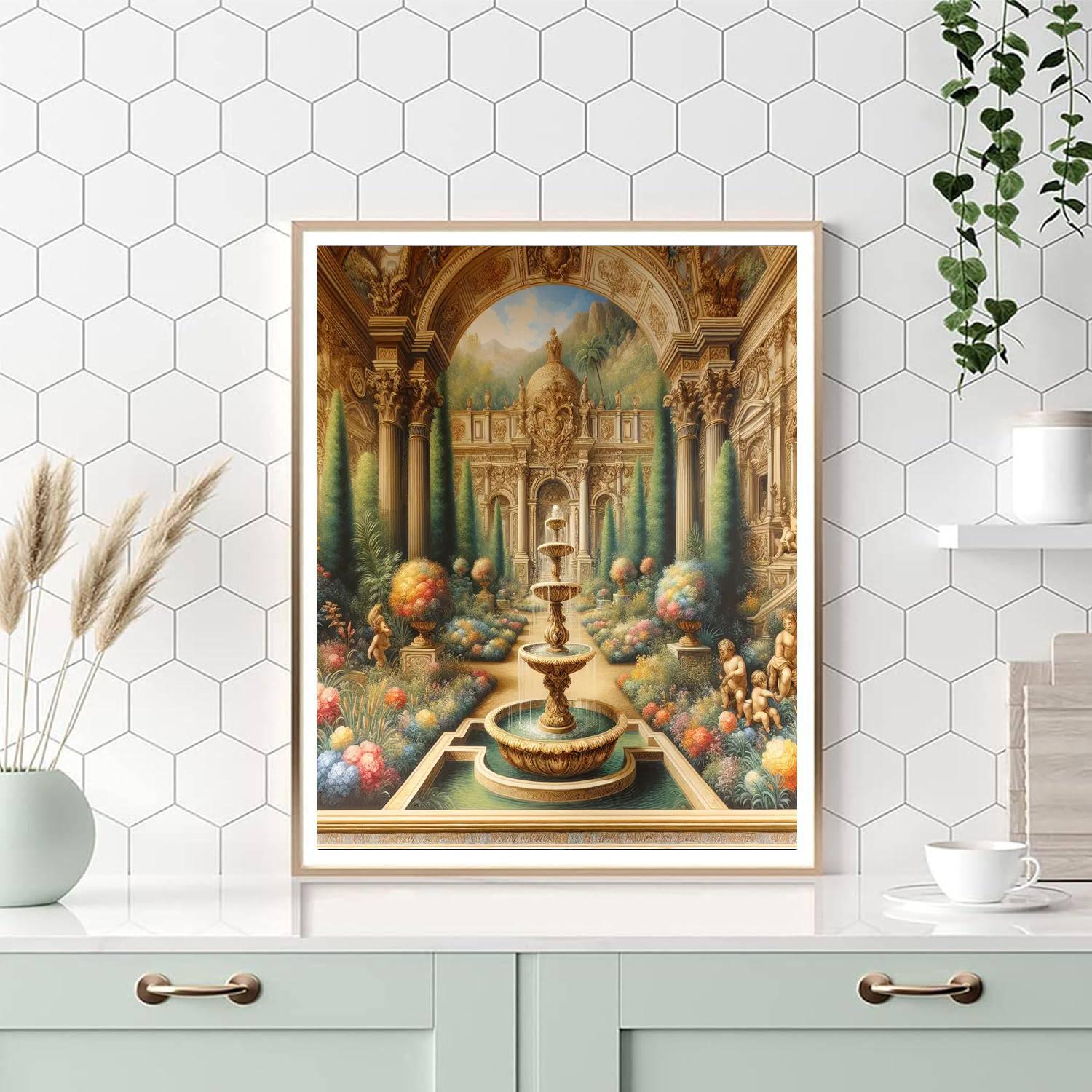 Renaissance Garden Extravaganza Paint By Color