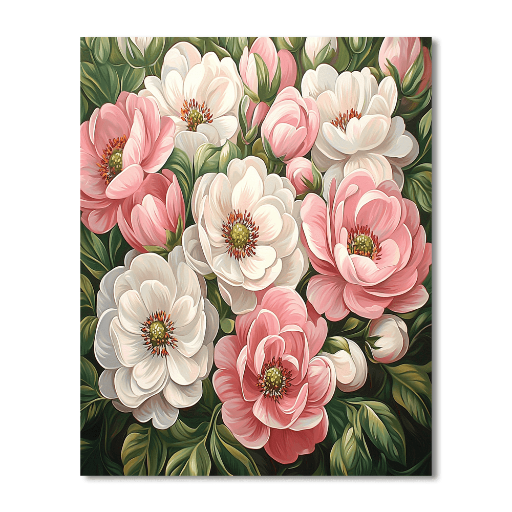 Georgia O'Keeffe Inspired Dreamy Bloom  Paint By Numbers Art