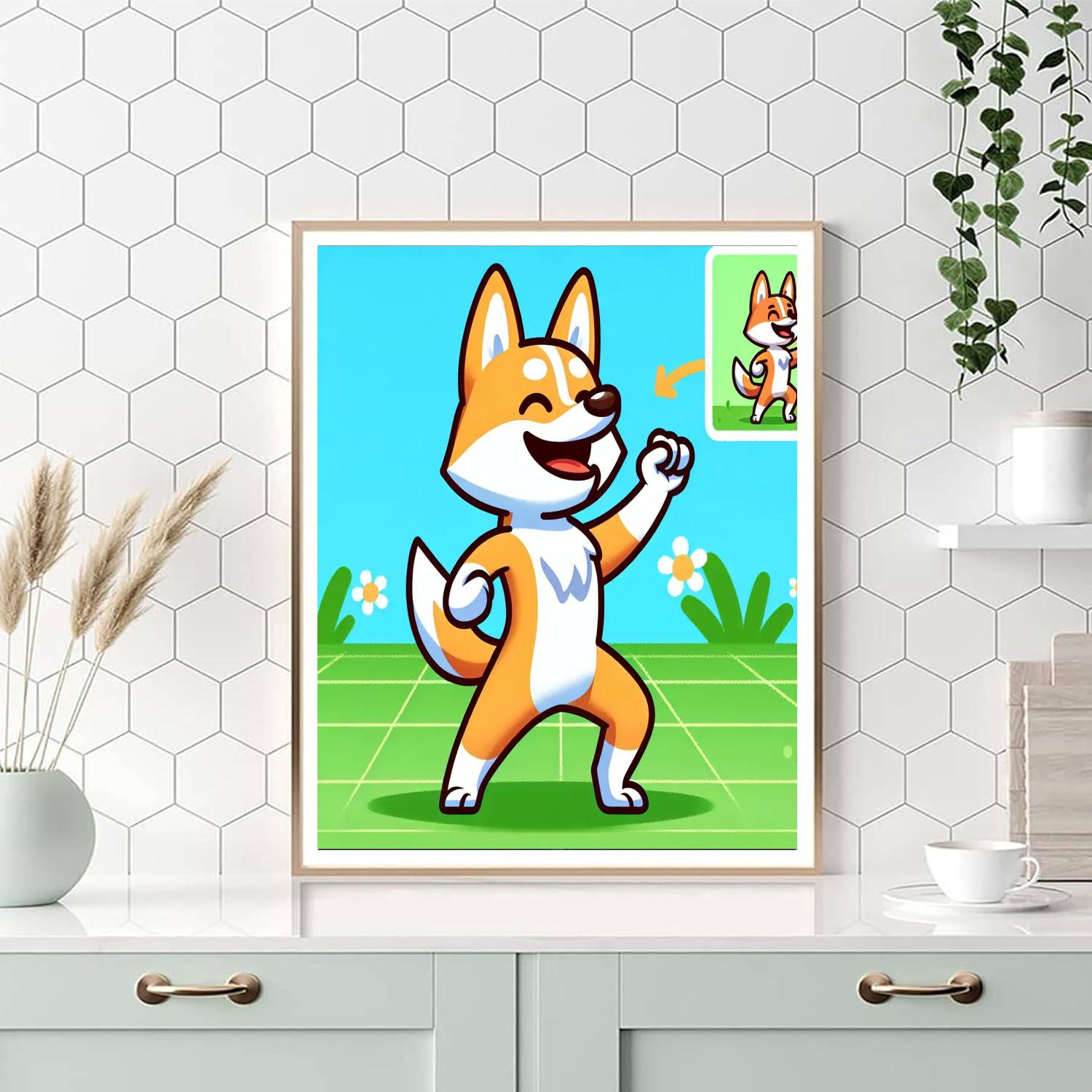 Dancing Dingo DIY Paint By Numbers