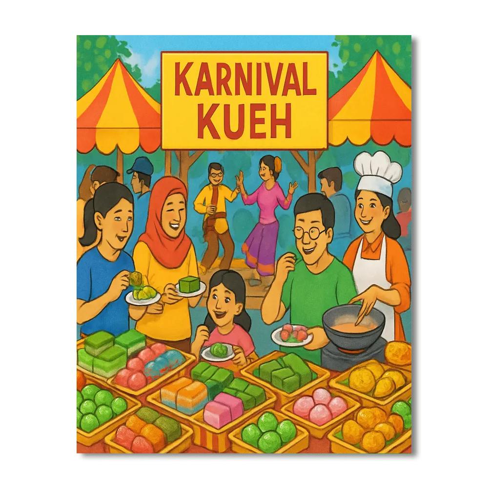 Karnival Kueh Numbered Painting Kits