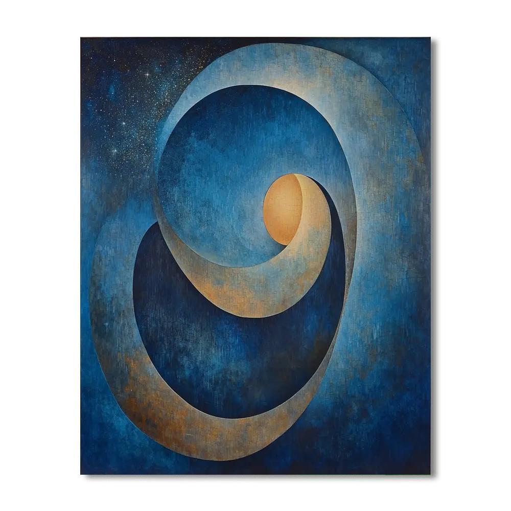 Max Ernst Inspired Cosmic Tides  Paint By Number