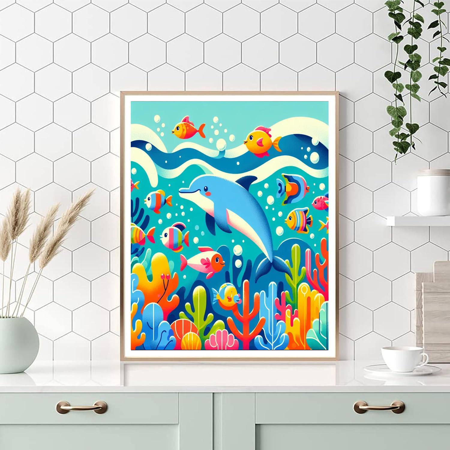 Adventures With Ocean Creatures Paint By Number