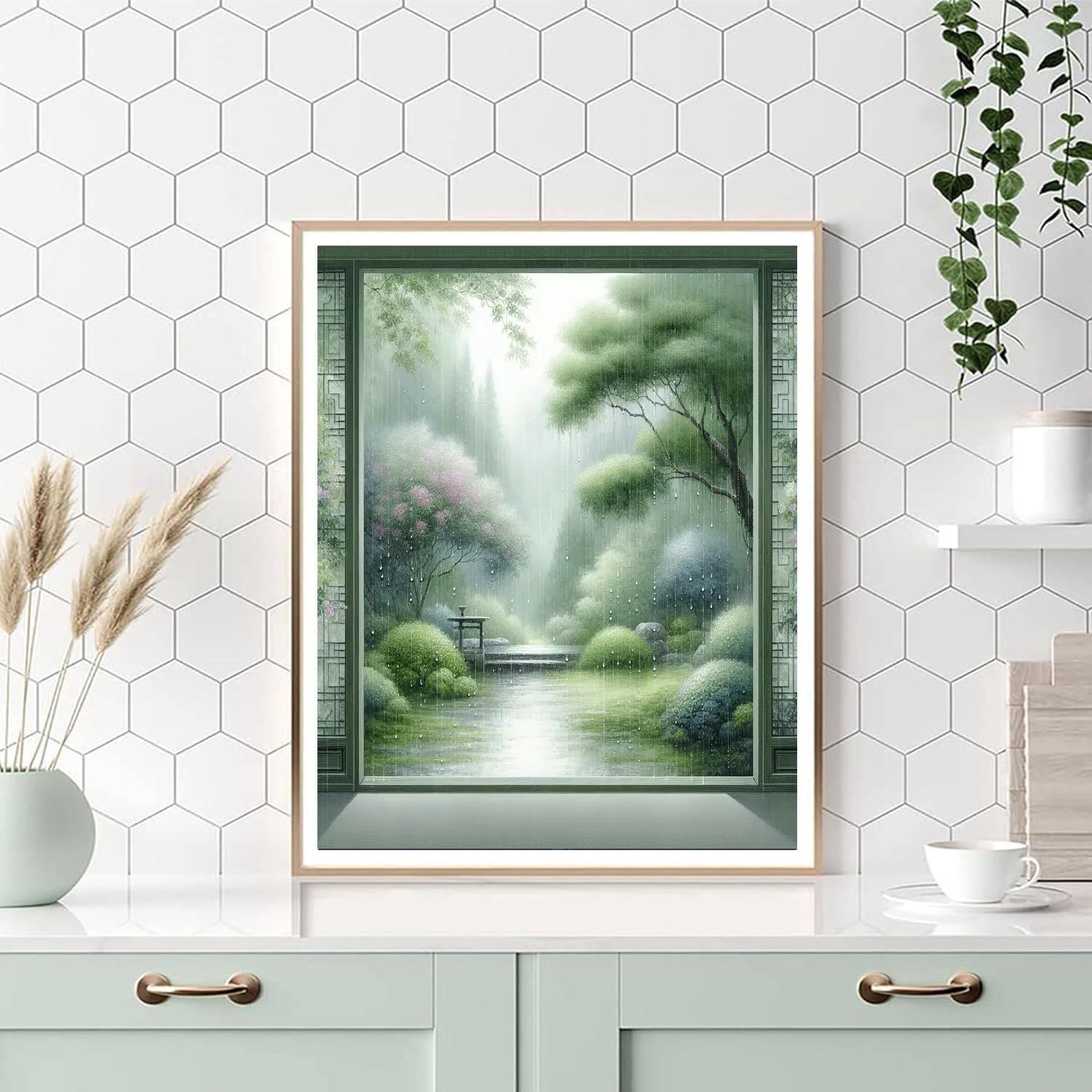 Rainy Day Serenity Painting By Numbers Kit