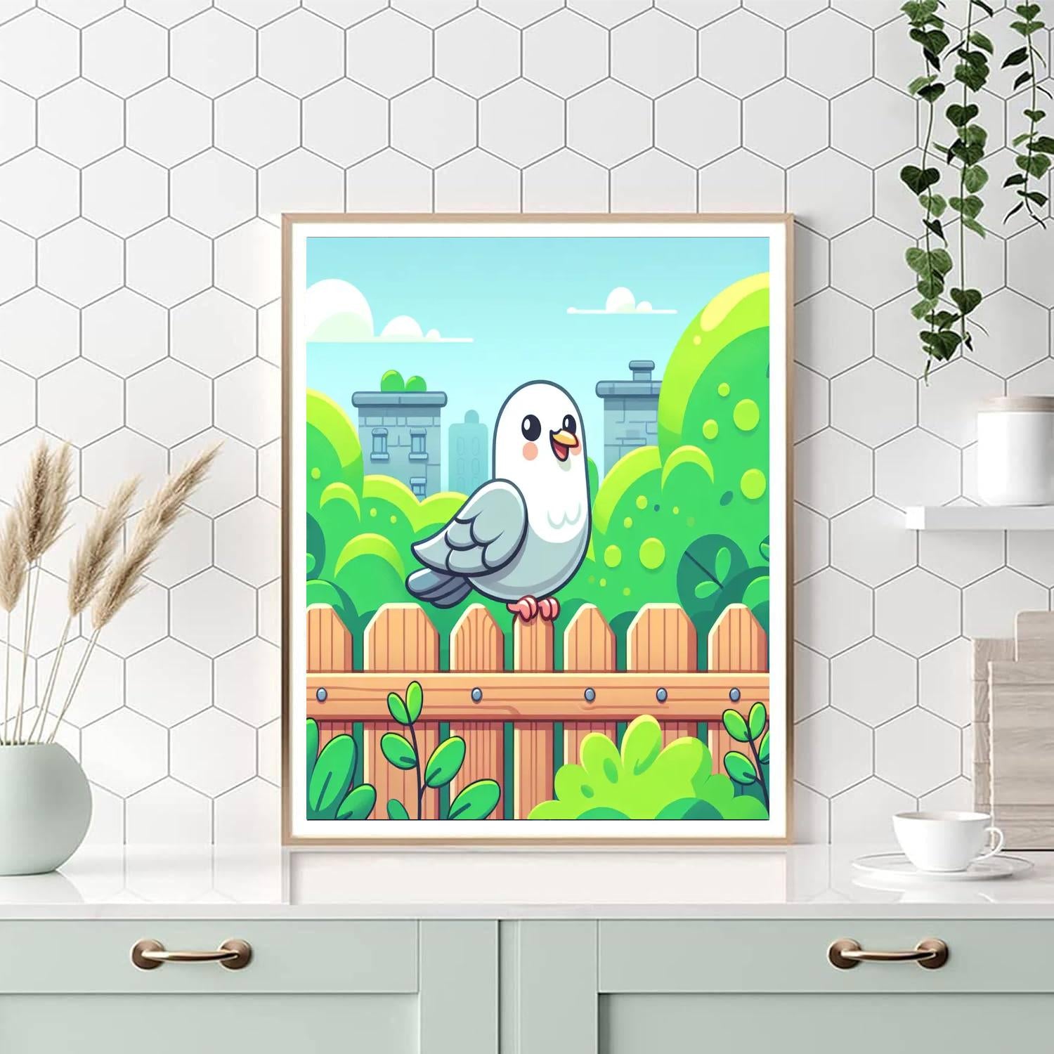 Jolly Pigeon Paint By Color