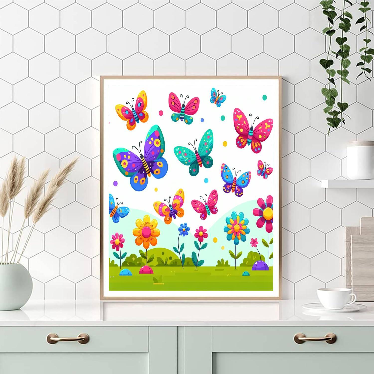 Butterfly Bonanza Paint By Numbers