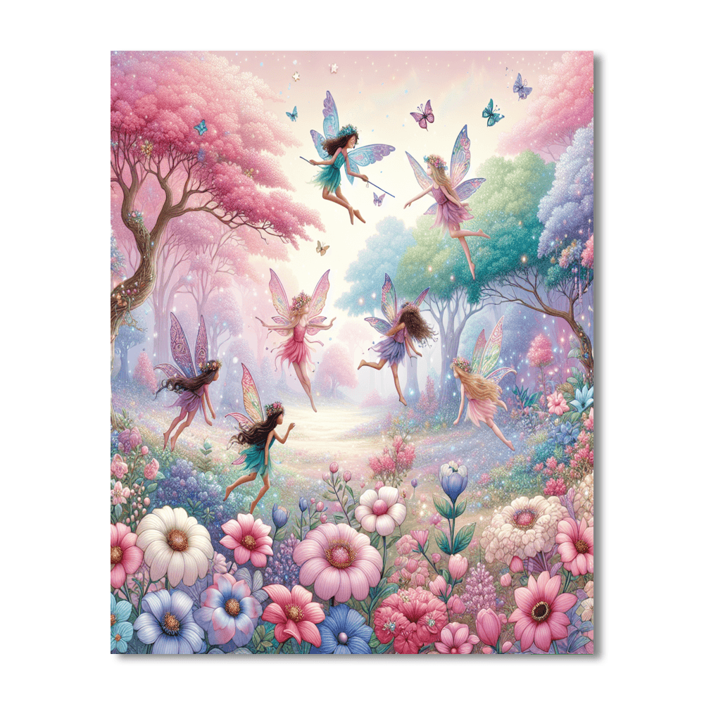Fantasy Fairy Glen Paint By Color