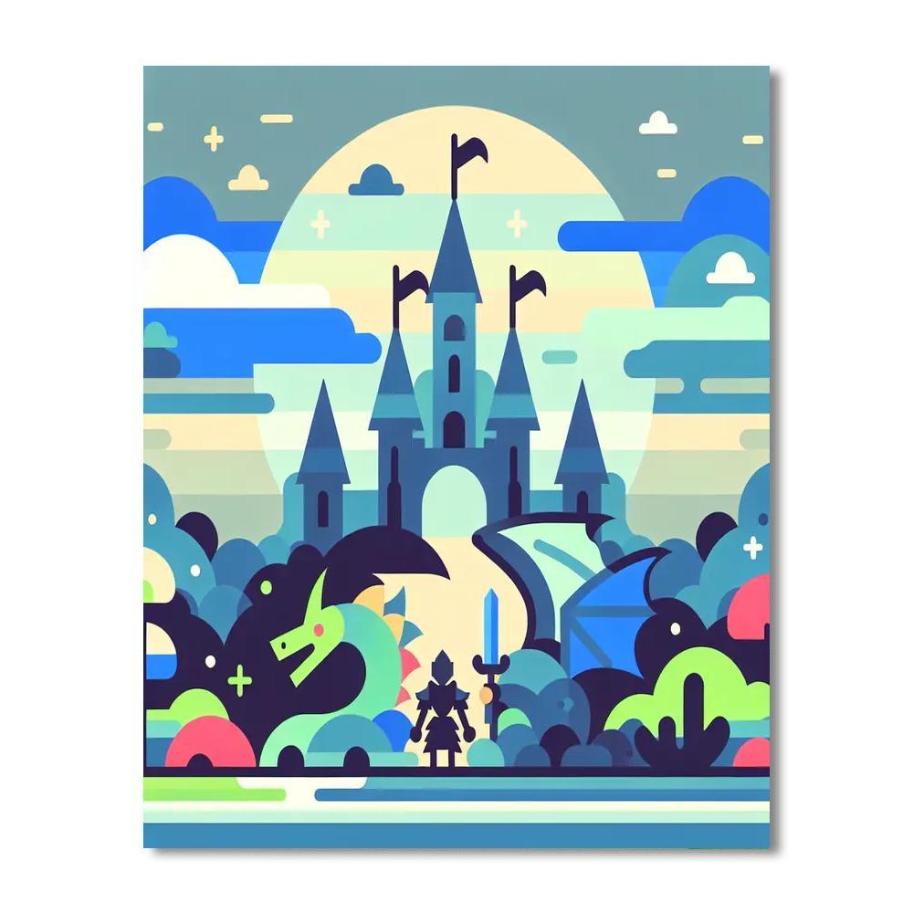 Mystic Dragon Quest Paint By Number