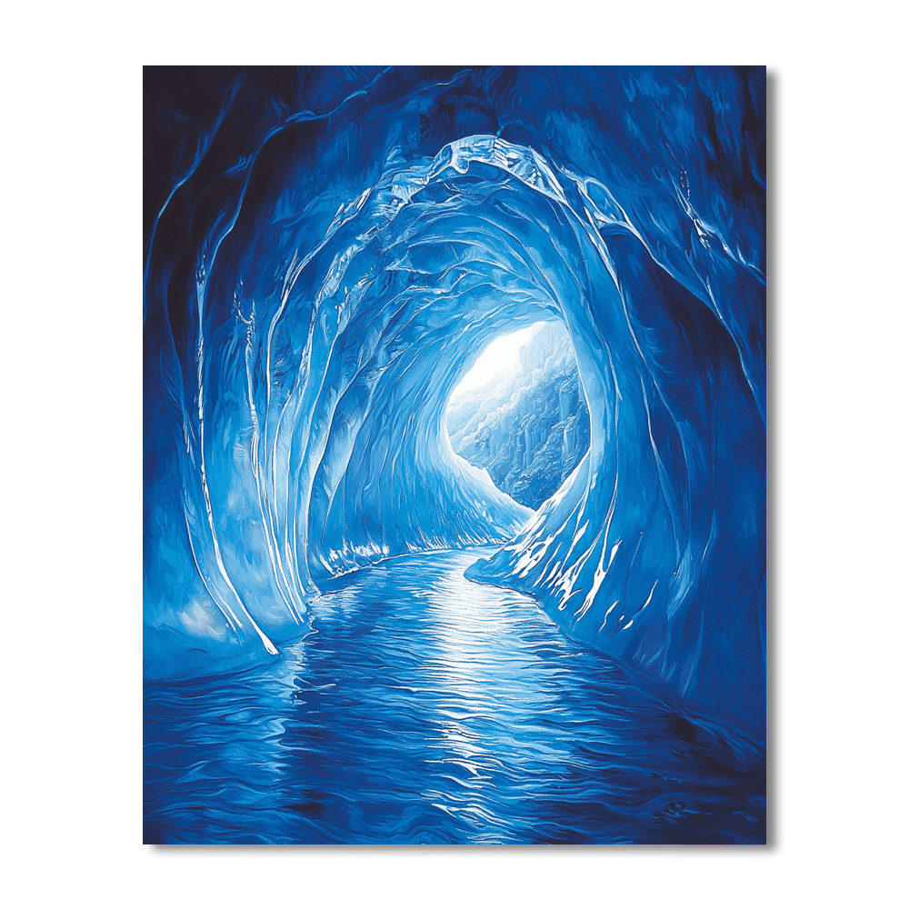 Mendenhall Ice Caves - Alaska Paint By Numbers Kits