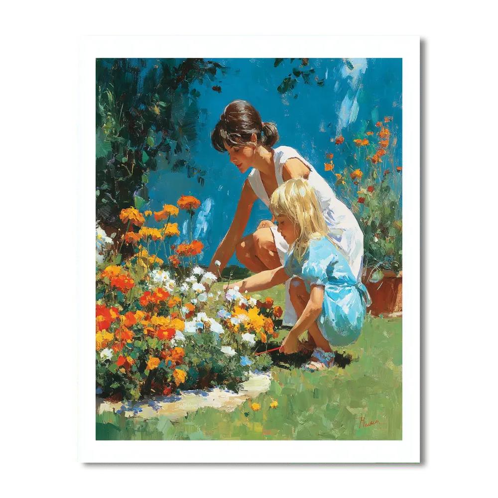 Spring Blossoms Together Number Painting