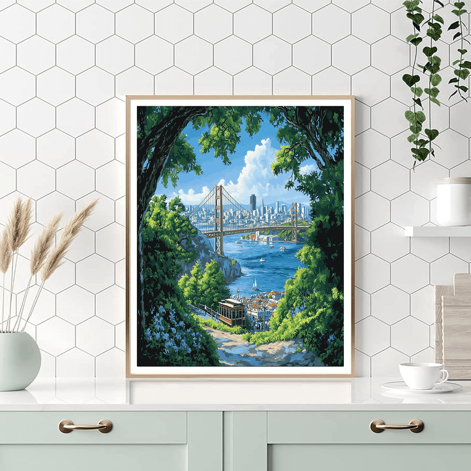 San Francisco Bay Area Paint By Numbers Kits