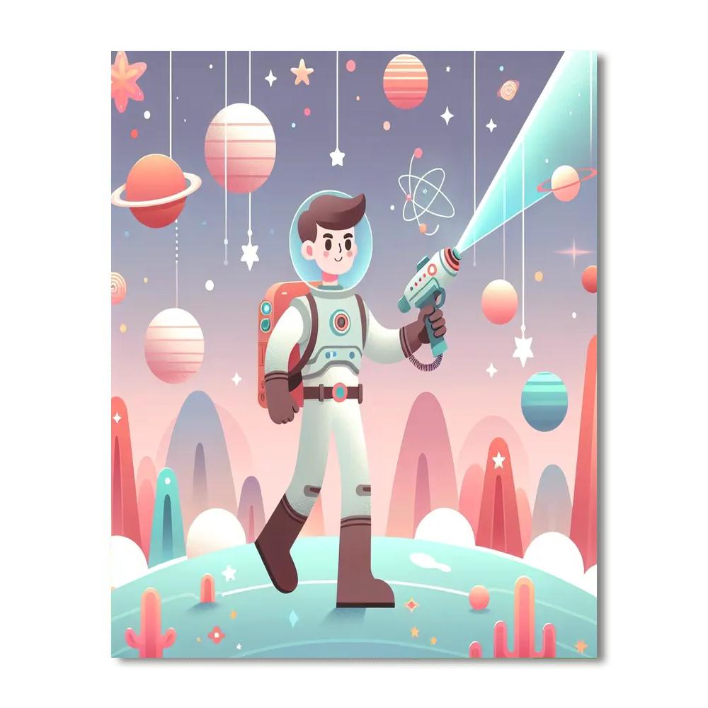 Galactic Ranger's Quest Painting Number Kit