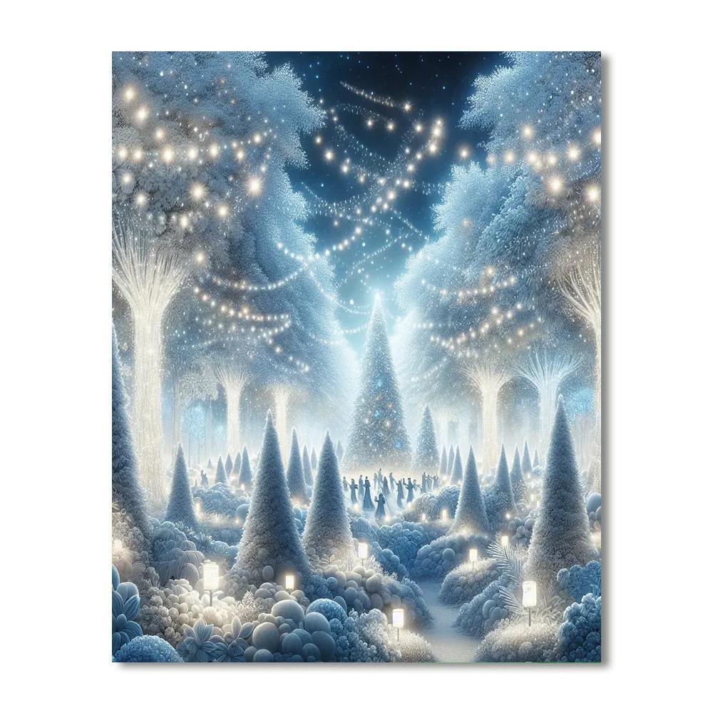 Winter Wonderland Celebration Paint By Numbers Art