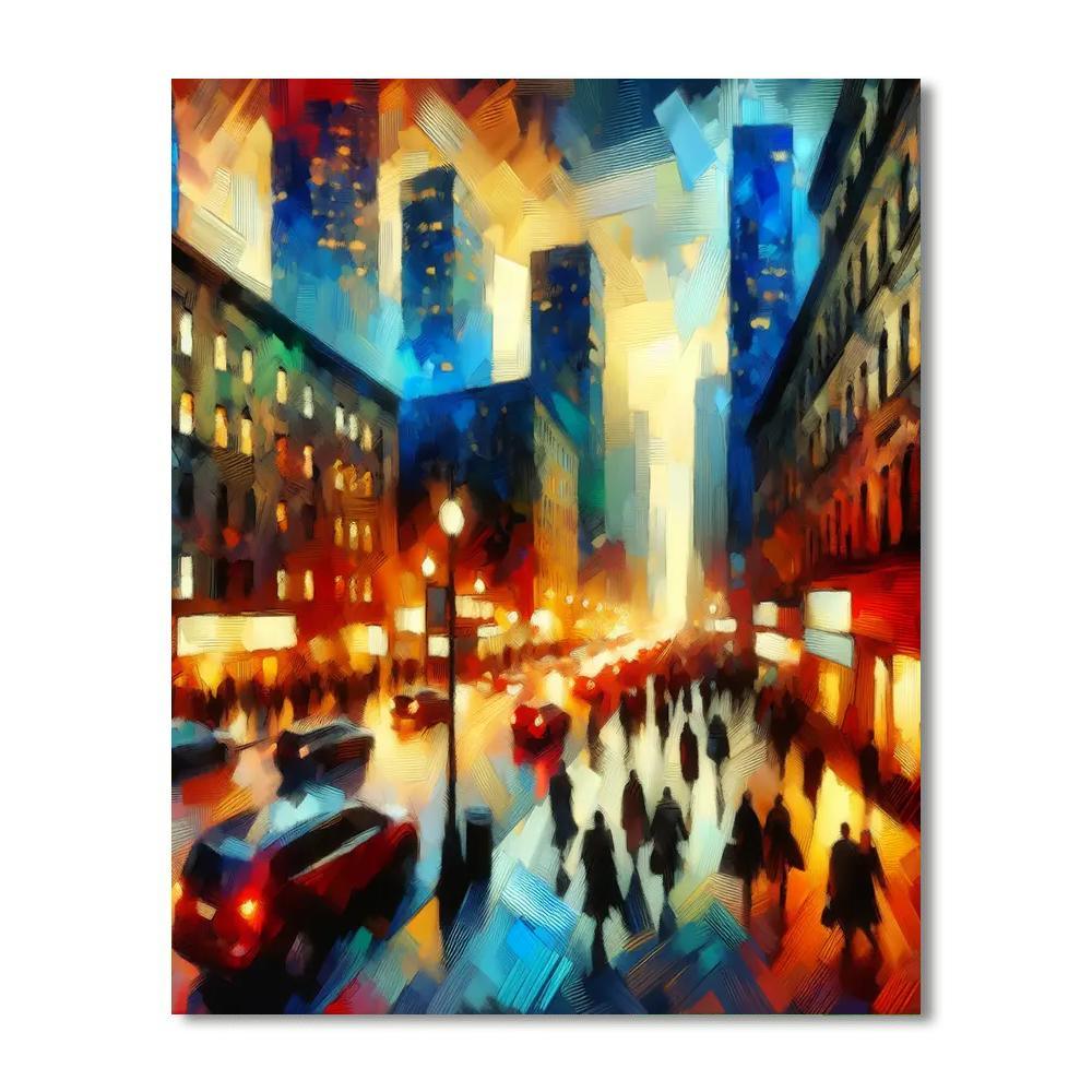 Urban Jazz Rhythm Painting Number Kit