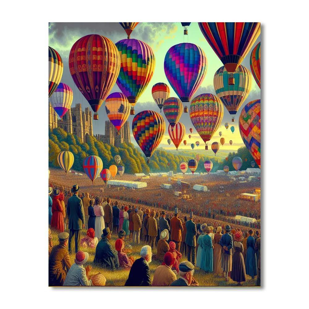 International Balloon Fiesta - Bristol, England Paint By Color