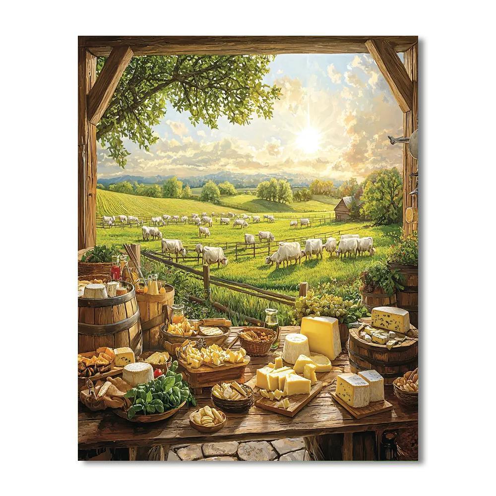 Cheesemonger’s Farm In Amsterdam Painting Number Kit
