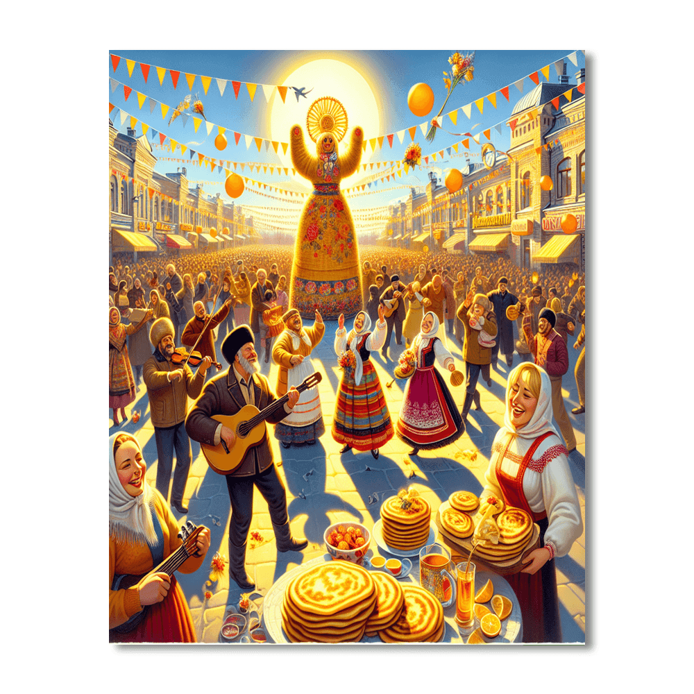 Maslenitsa - Moscow Paint By Numbers Art