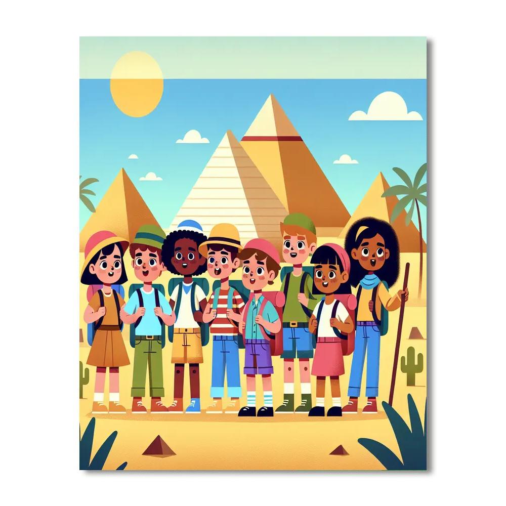 Mysterious Egypt Numbered Painting Kits