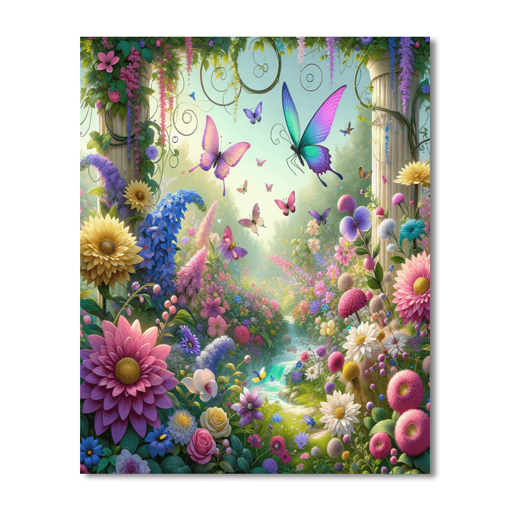 Fantastic Garden Of Whimsy Paint By Number