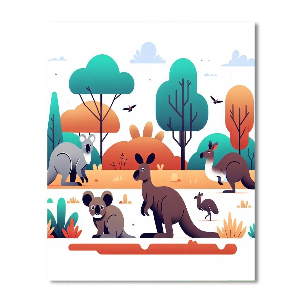 Outback Adventure Safari Paint By Number