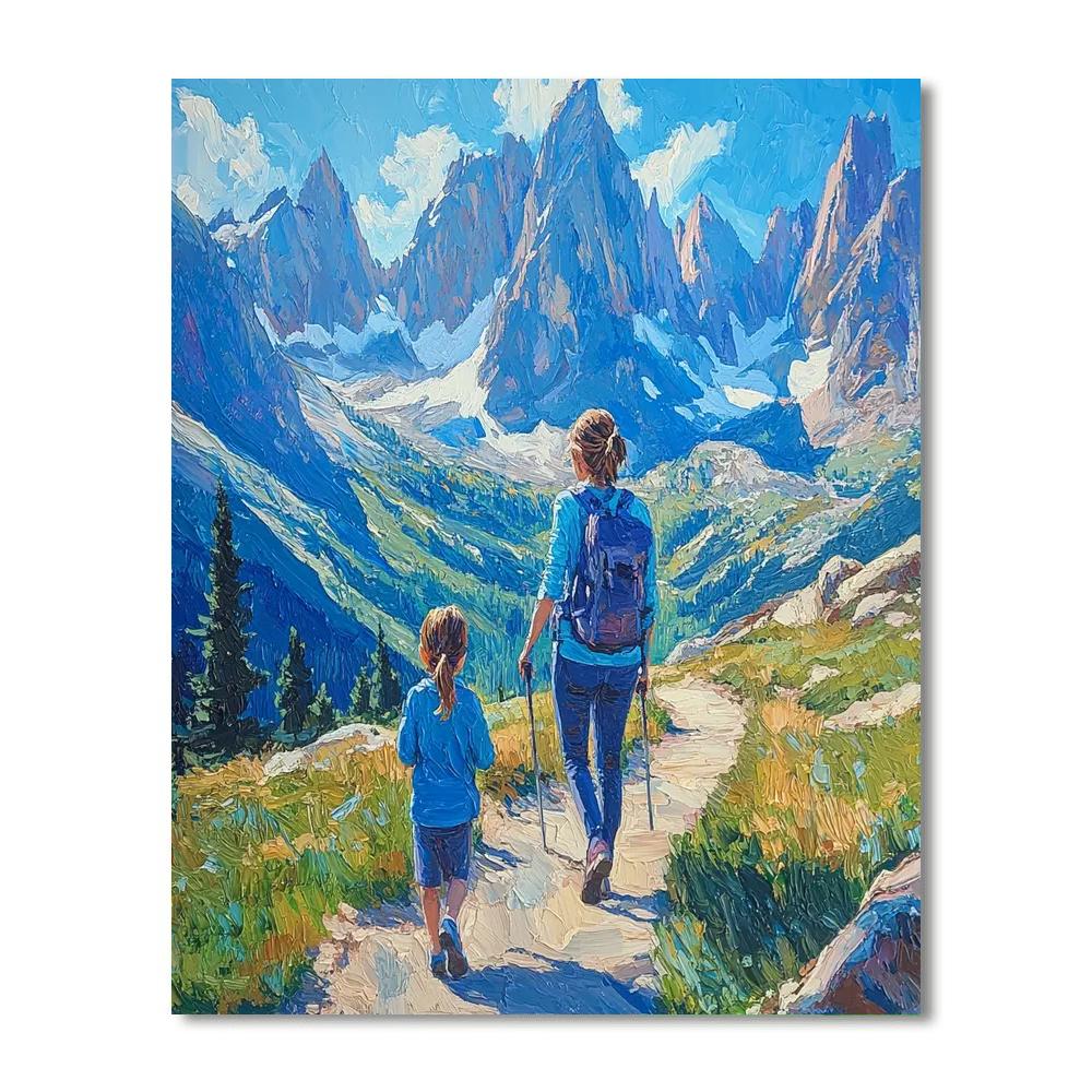 Mountains Of Joy Paint By Numbers