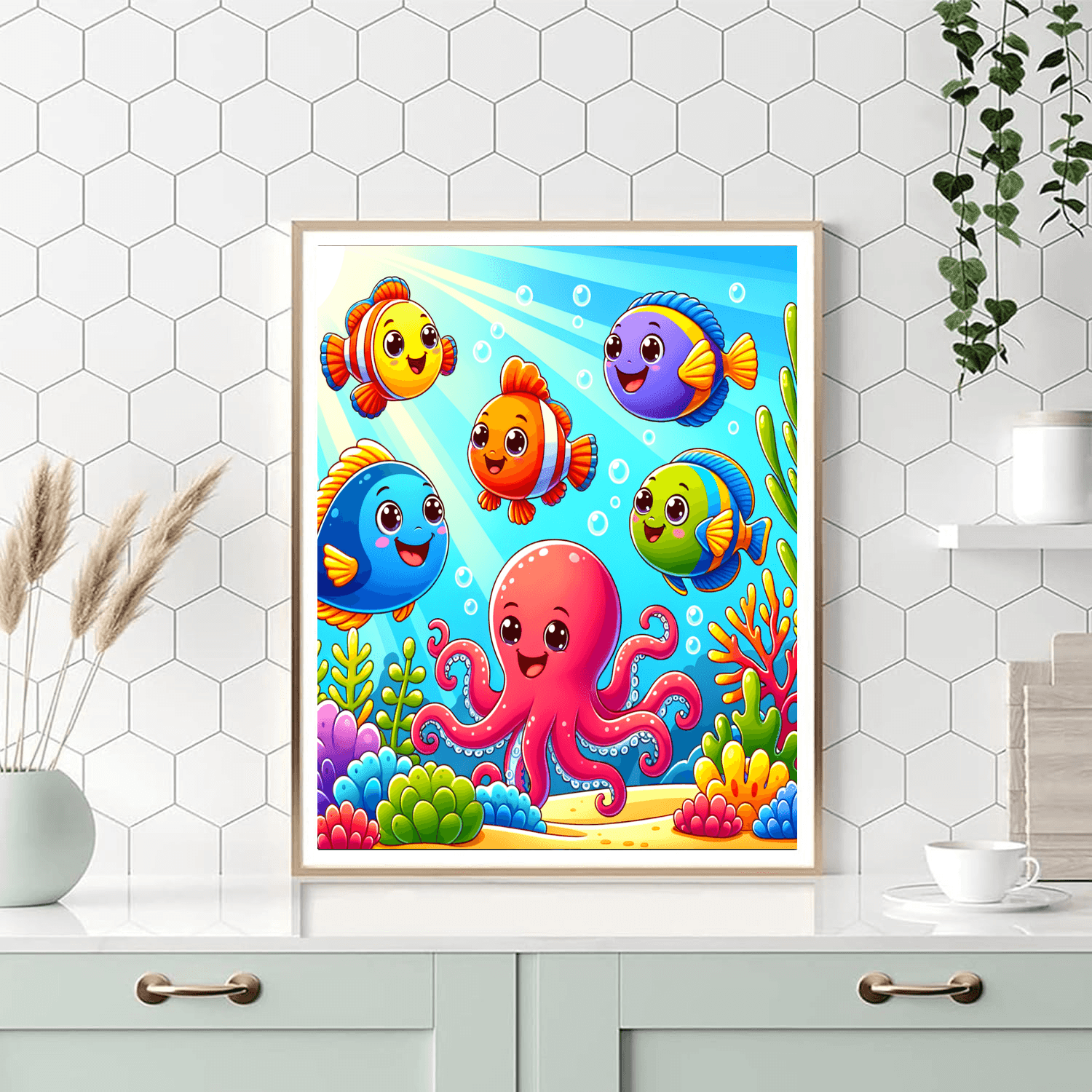 Underwater Quest DIY Paint By Numbers