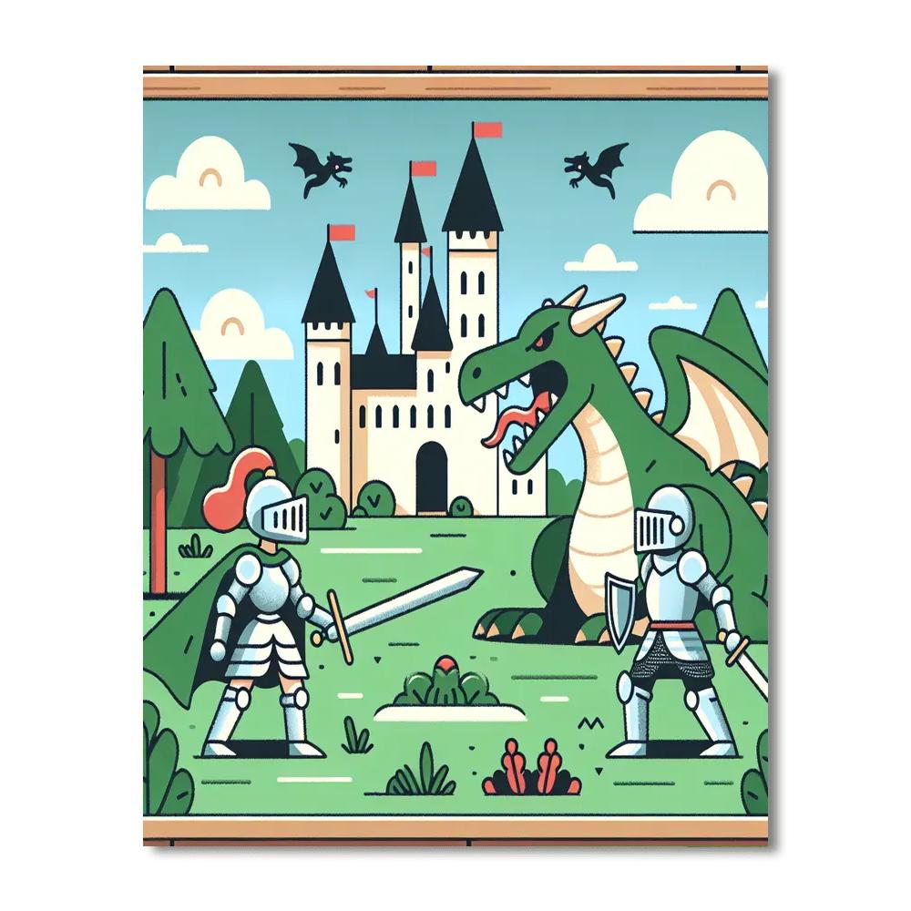 Medieval Mysteries Paint By Numbers Art