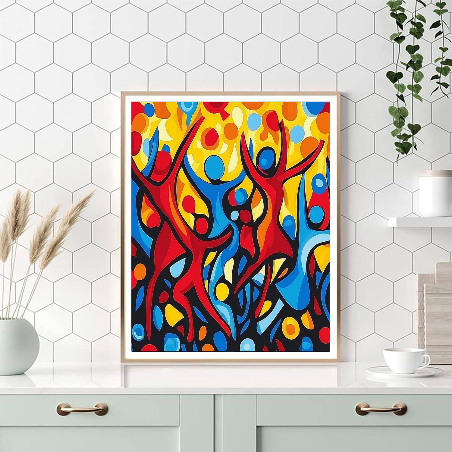 Pablo Picasso Inspired Joyous Celebrations  DIY Paint By Numbers